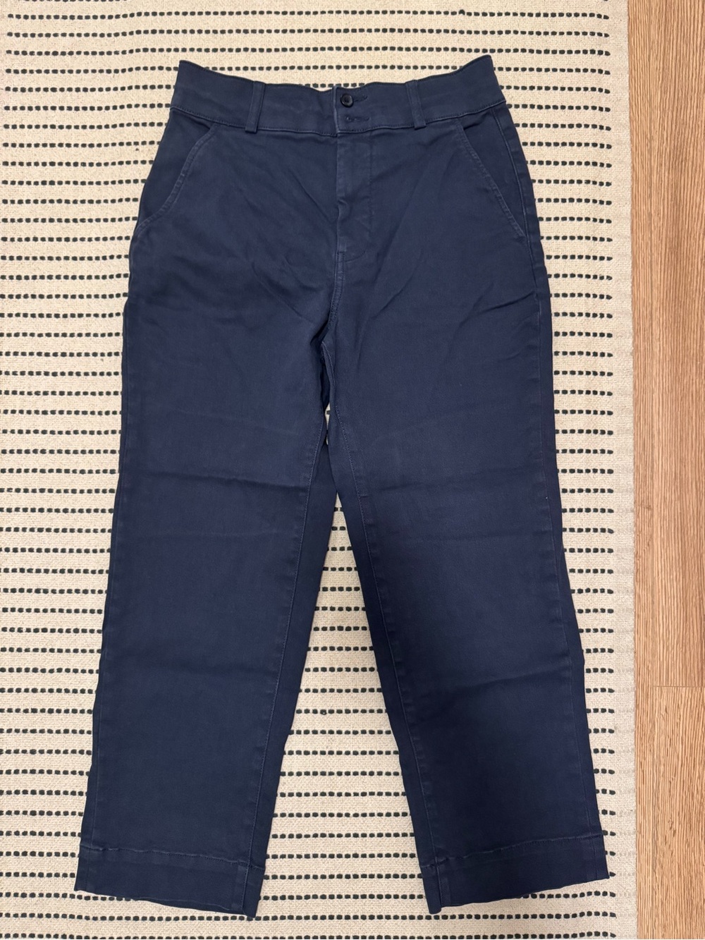 Everlane Navy Straight-Leg Chinos